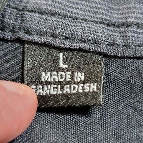 Burnside Pearl Snap SS Shirt Lone Star Rally Galveston Tx - Size Large - Picture 7 of 8